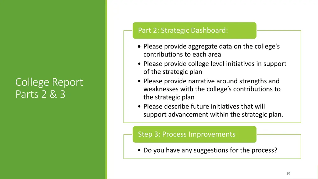 part 2 strategic dashboard