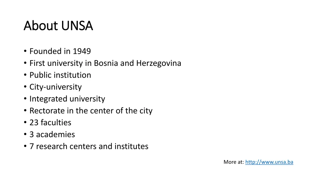 about unsa about unsa