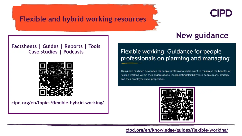 flexible and hybrid working resources