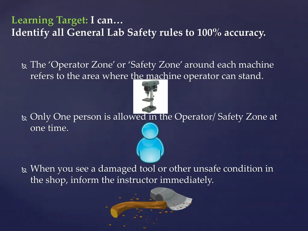 learning target i can identify all general 2