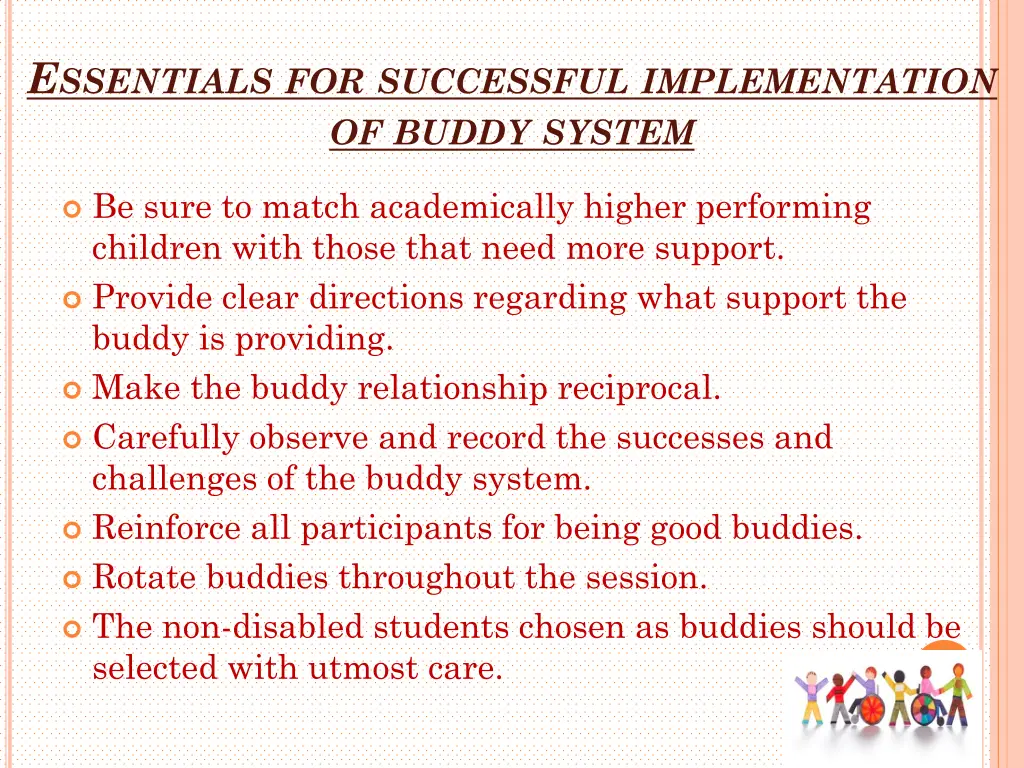 e ssentials for successful implementation