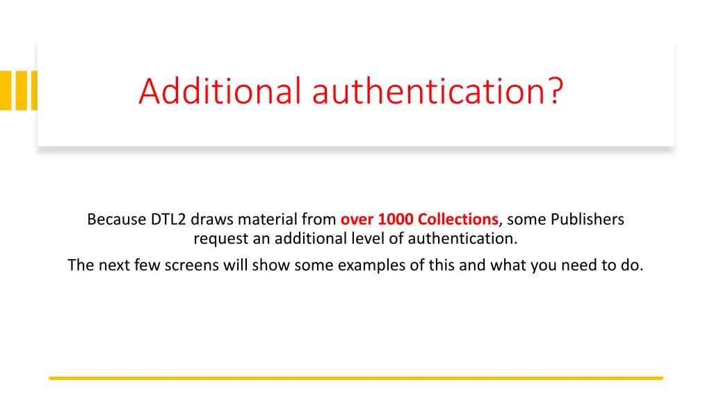 additional authentication