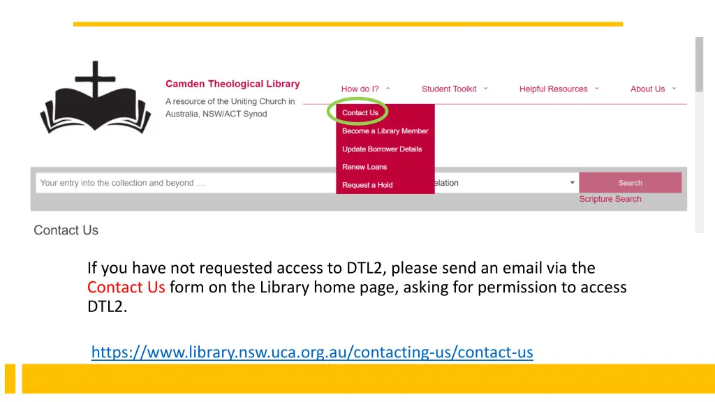 if you have not requested access to dtl2 please