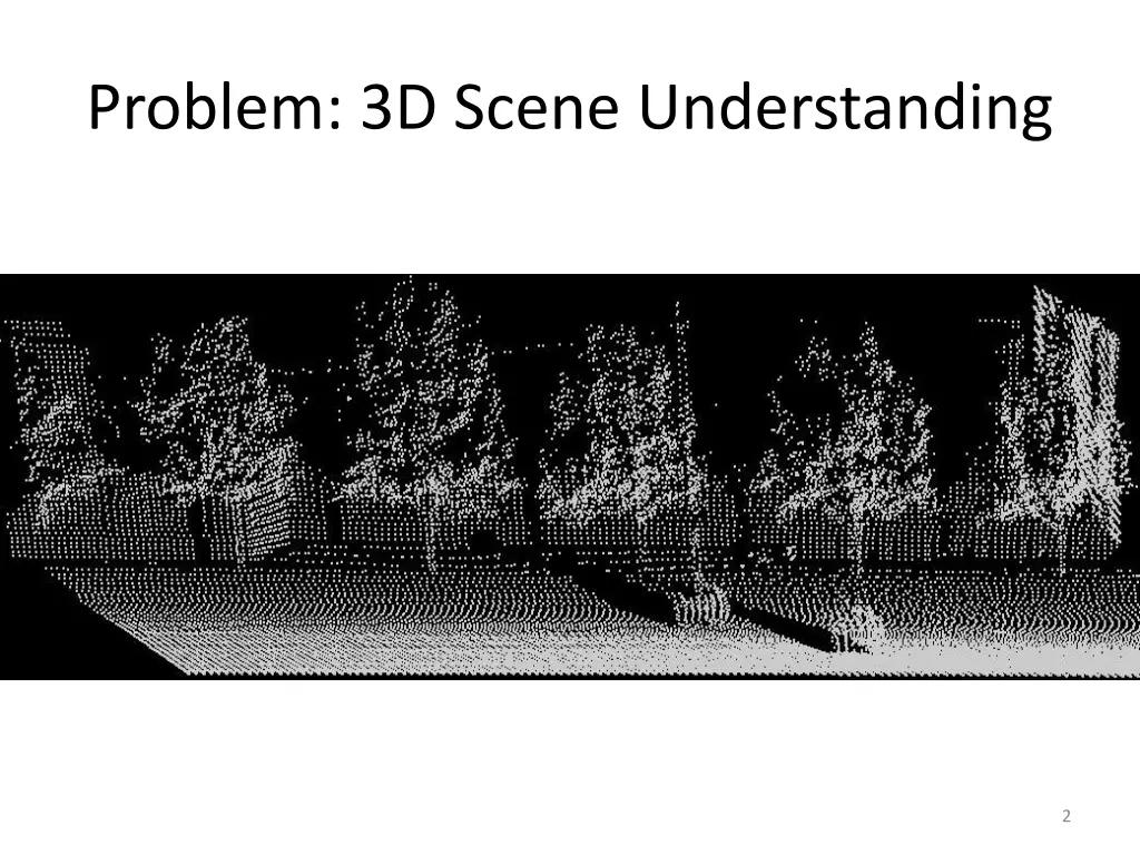 problem 3d scene understanding