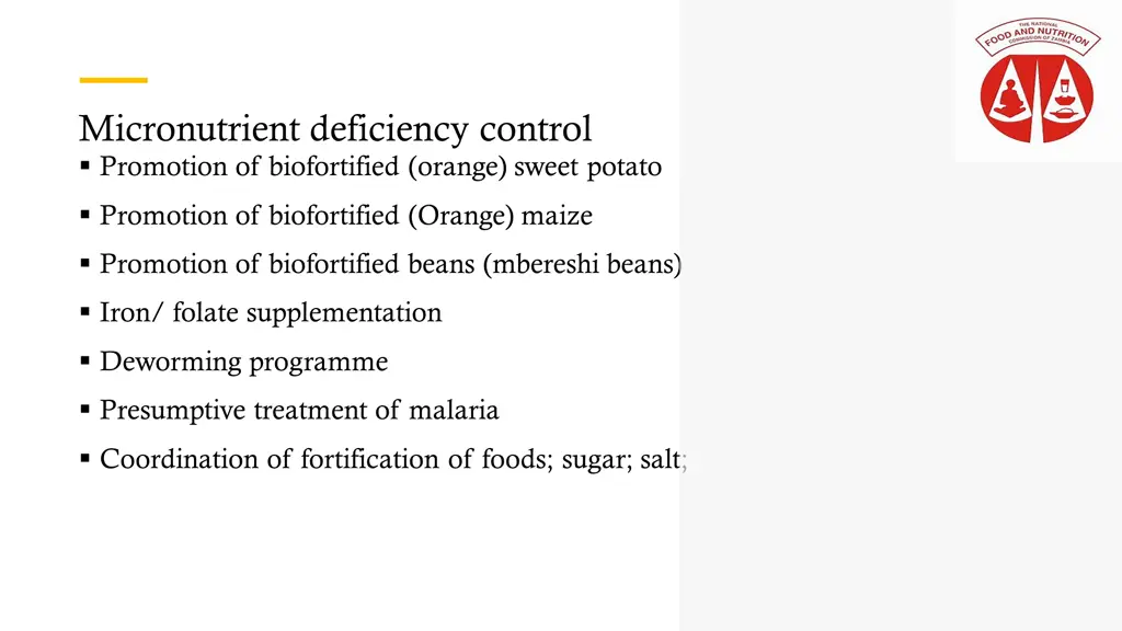 micronutrient deficiency control promotion