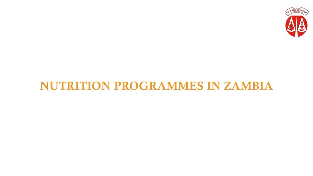 nutrition programmes in zambia