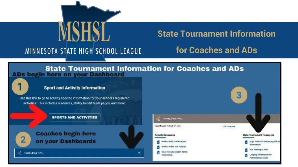 state tournament information