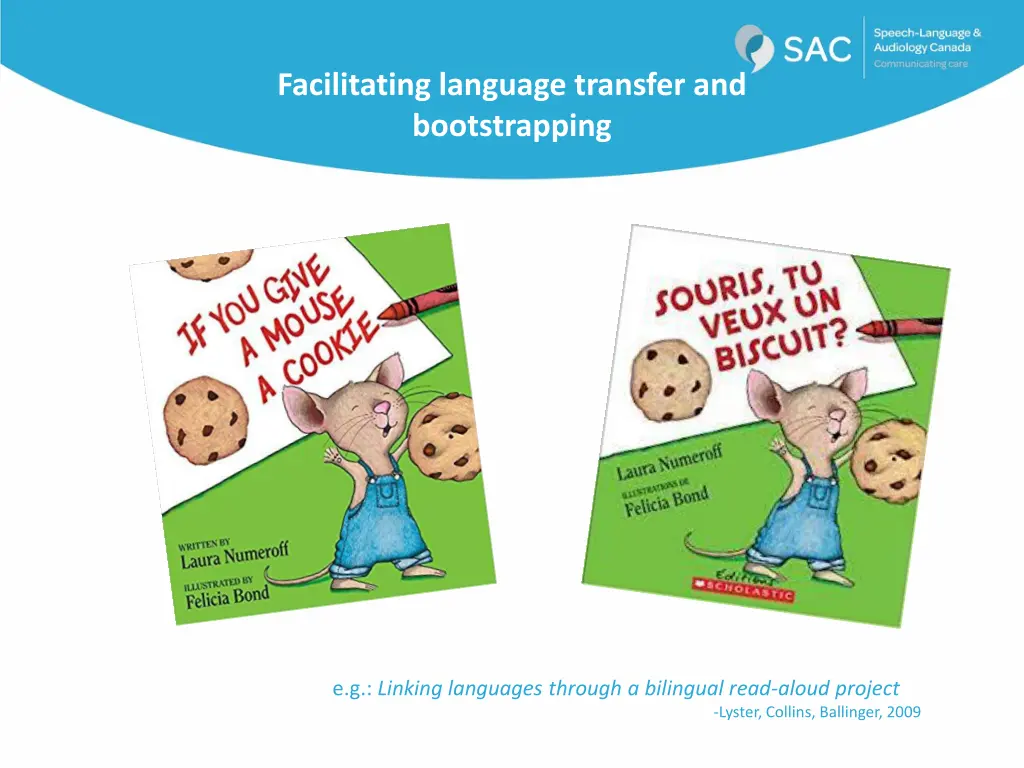 facilitating language transfer and bootstrapping