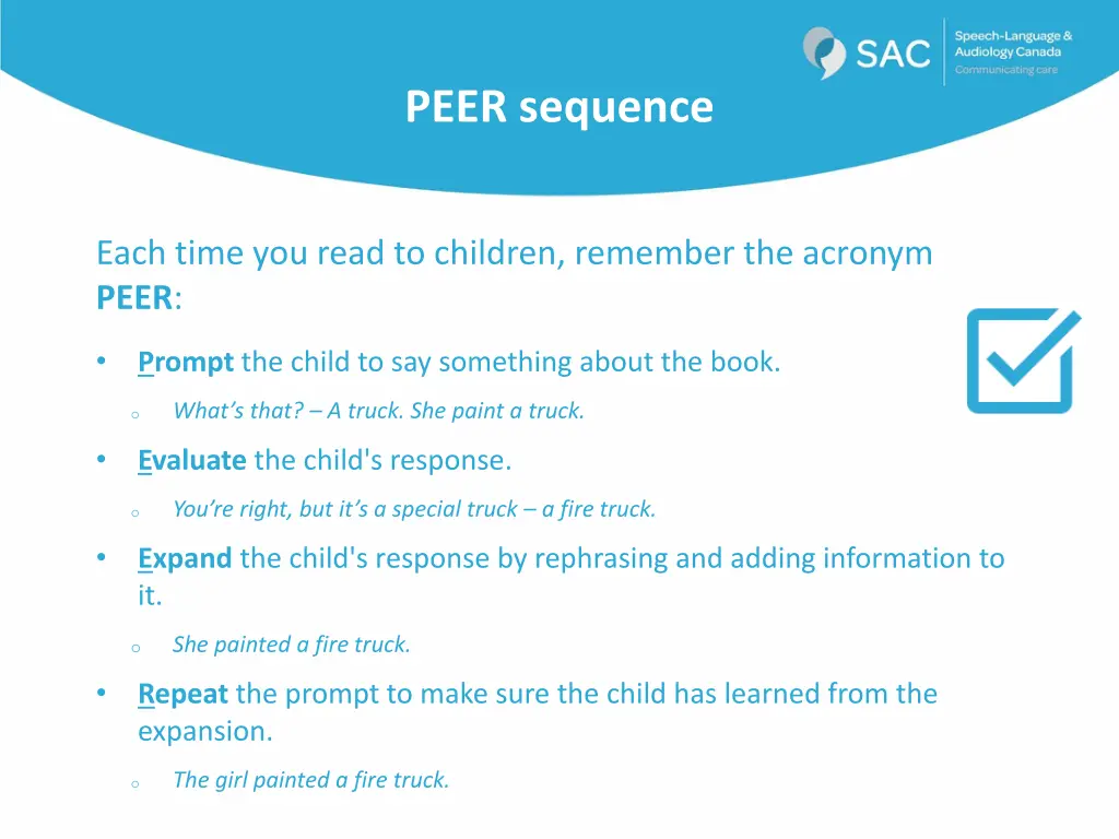 peer sequence