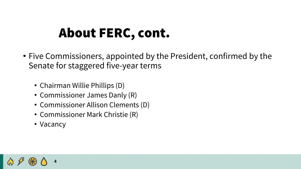 about ferc cont