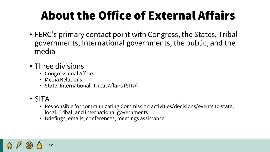 about the office of external affairs