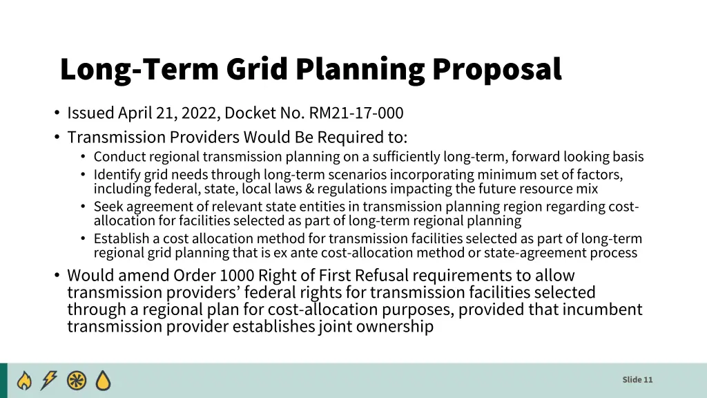 long term grid planning proposal