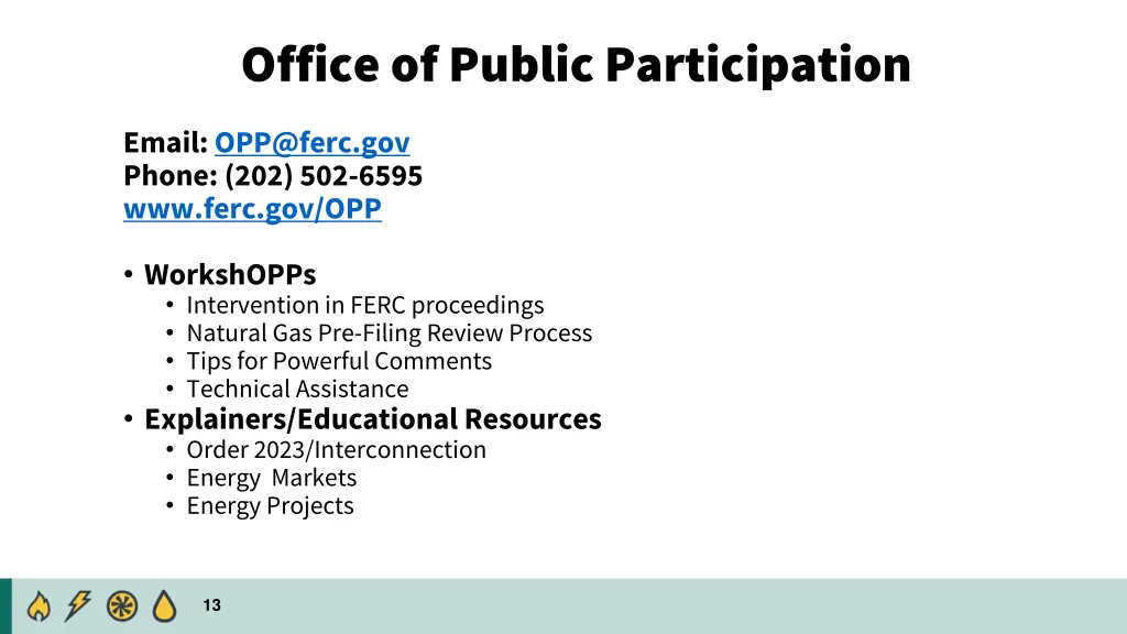 office of public participation