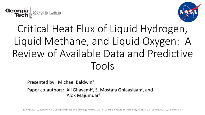 critical heat flux of liquid hydrogen liquid