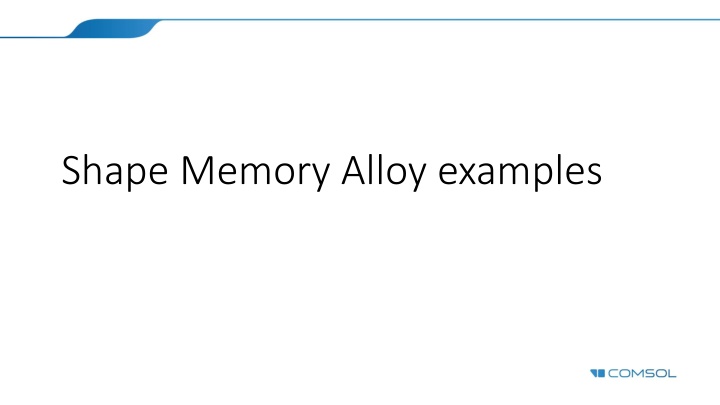 shape memory alloy examples
