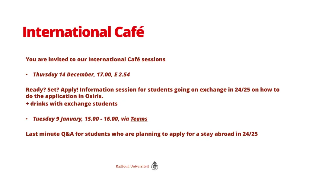 international caf