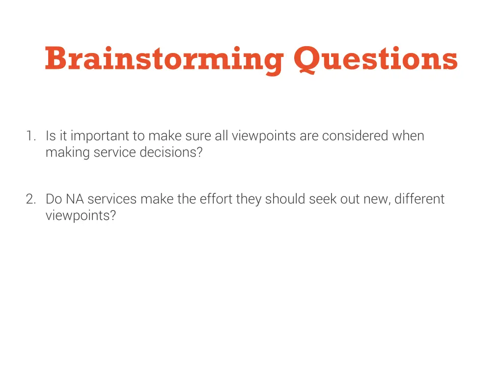 brainstorming questions 3