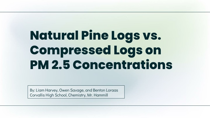 natural pine logs vs compressed logs