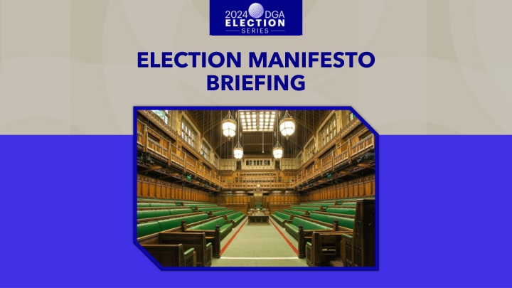 election manifesto briefing