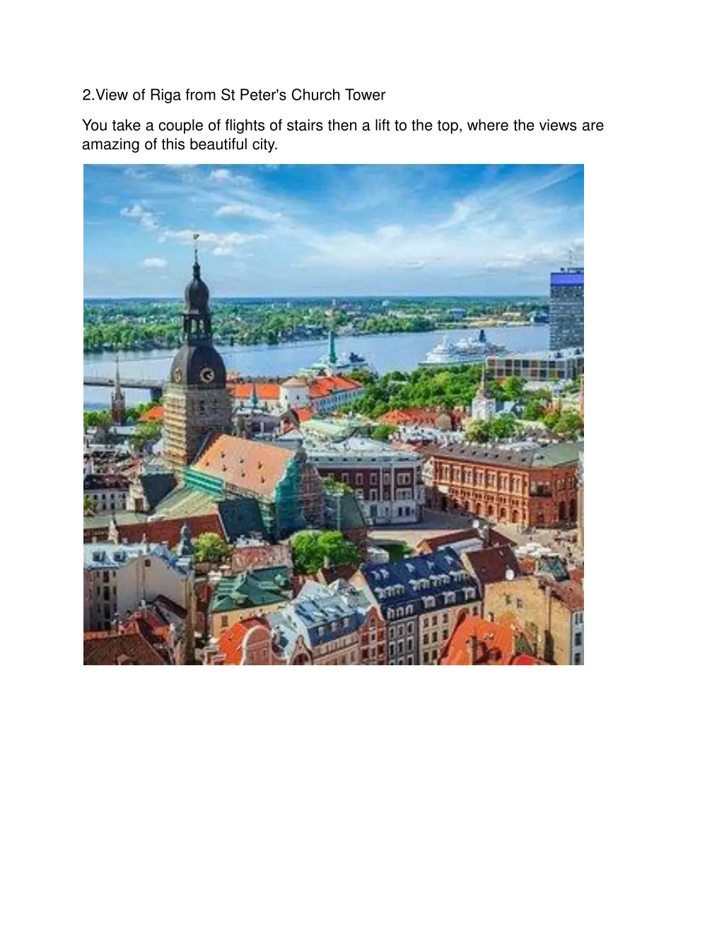 2 view of riga from st peter s church tower