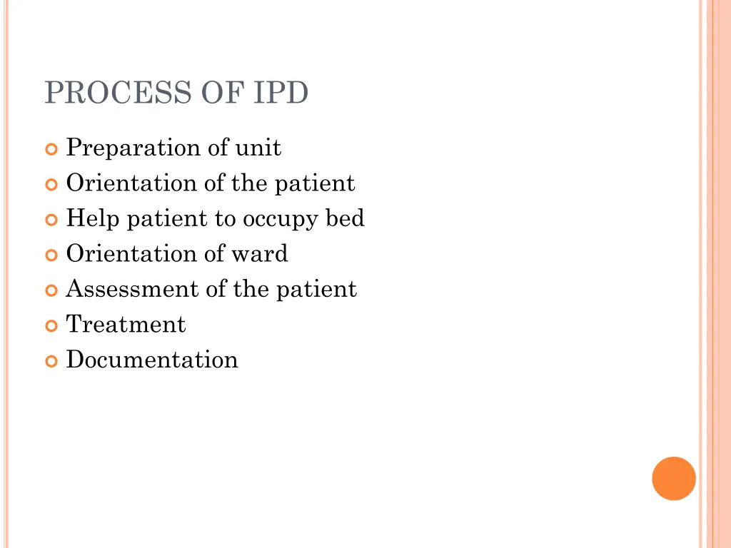 process of ipd