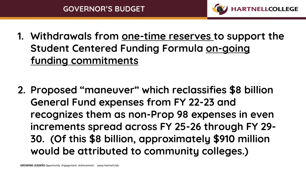 governor s budget