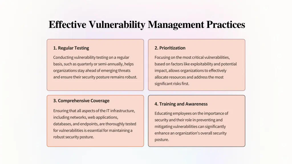 effective vulnerability management practices