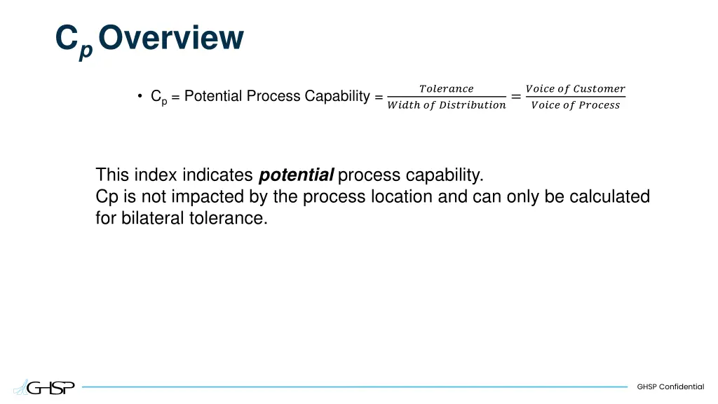 c p overview