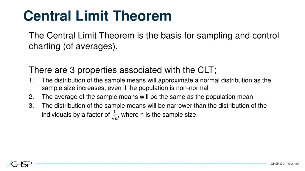 central limit theorem