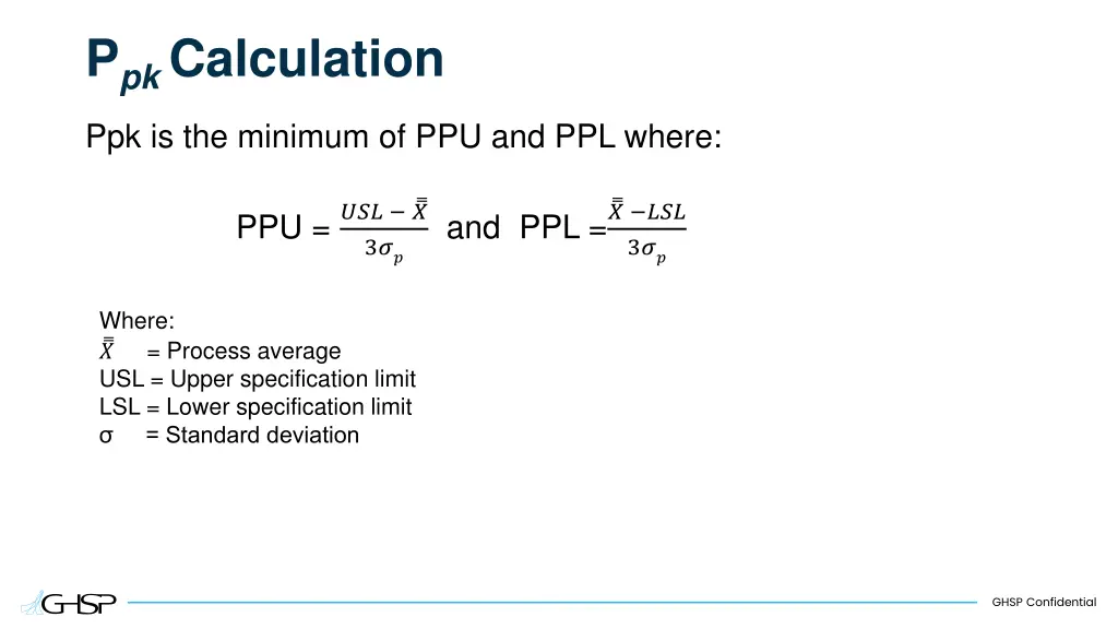 p pk calculation