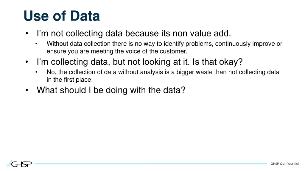 use of data i m not collecting data because