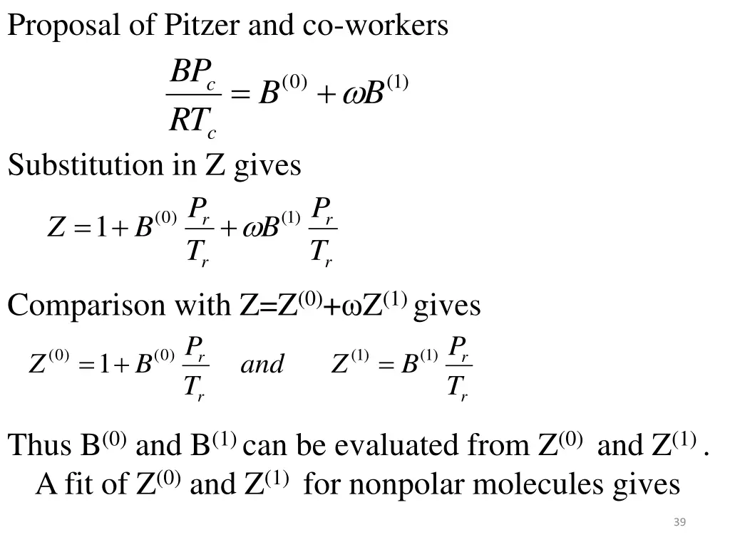 proposal of pitzer and co workers bp c