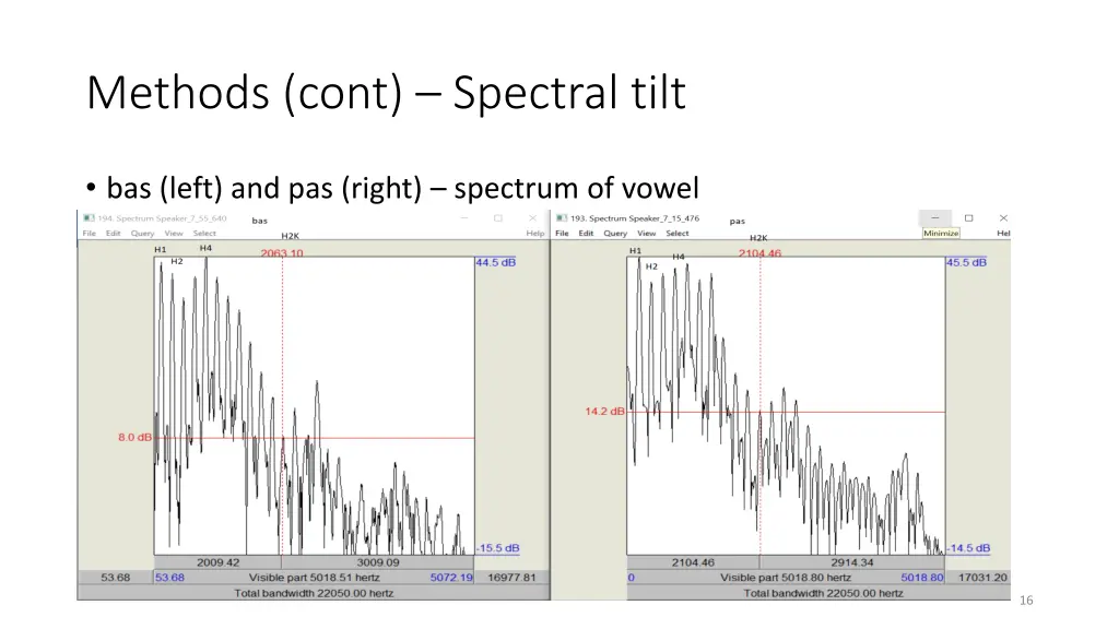 methods cont spectral tilt 1