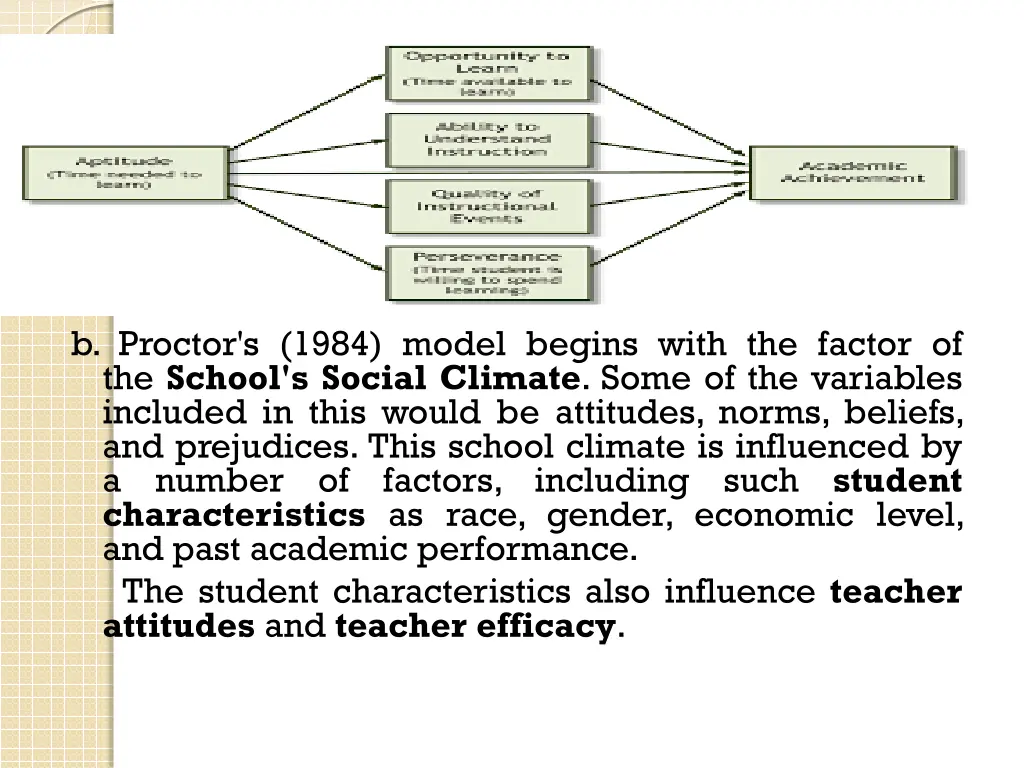 b proctor s 1984 model begins with the factor