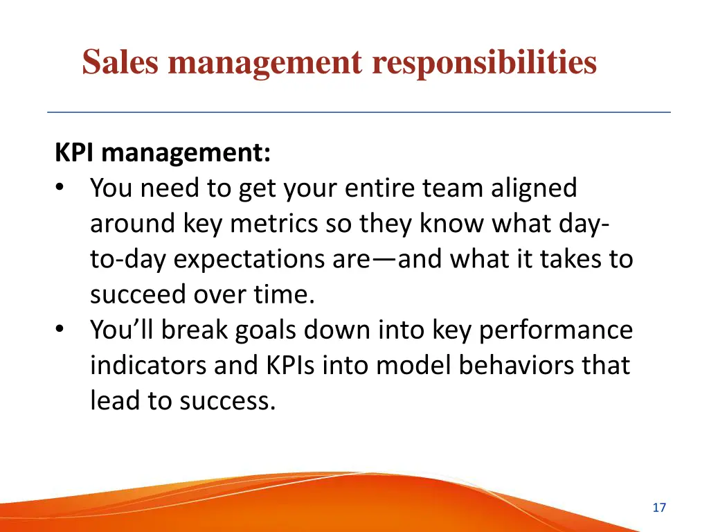 sales management responsibilities 4