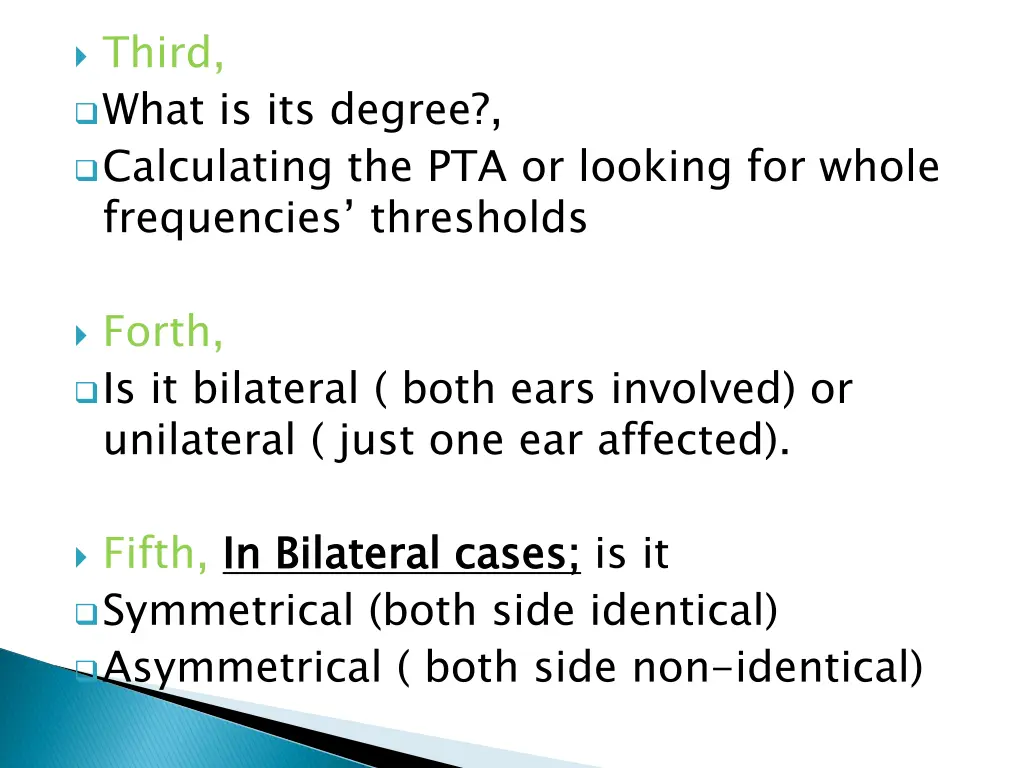 third what is its degree calculating