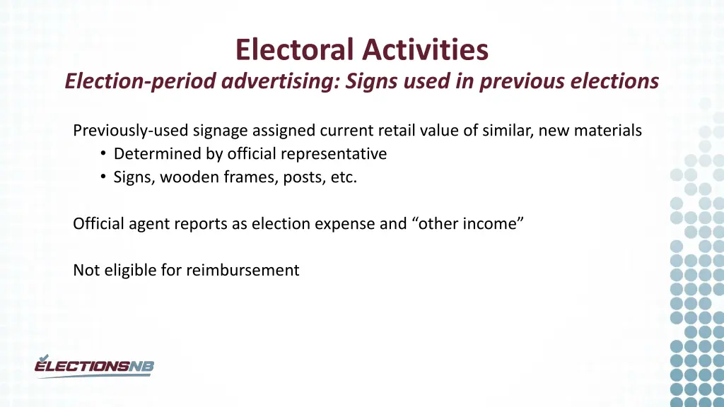 electoral activities 5