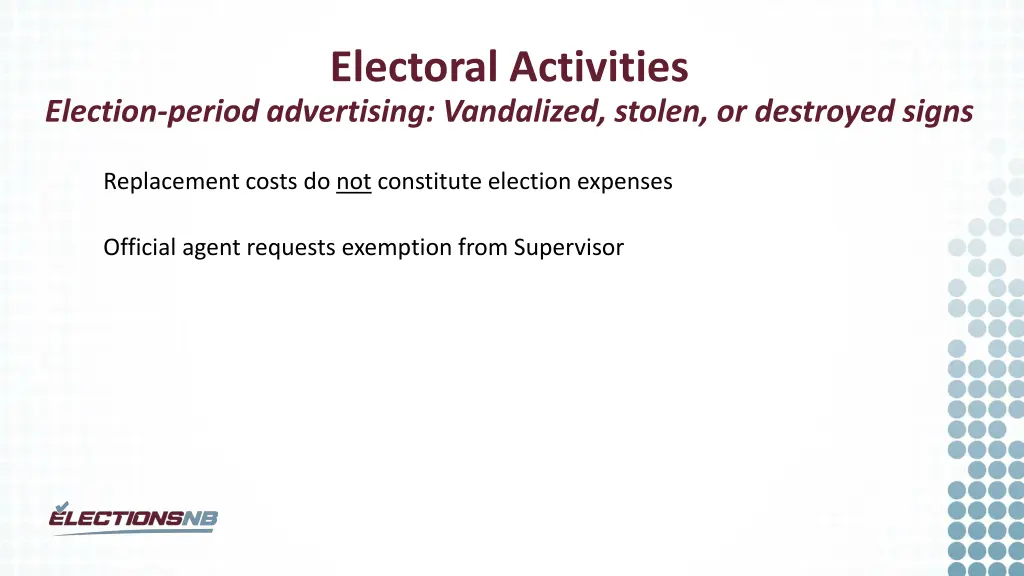 electoral activities 6