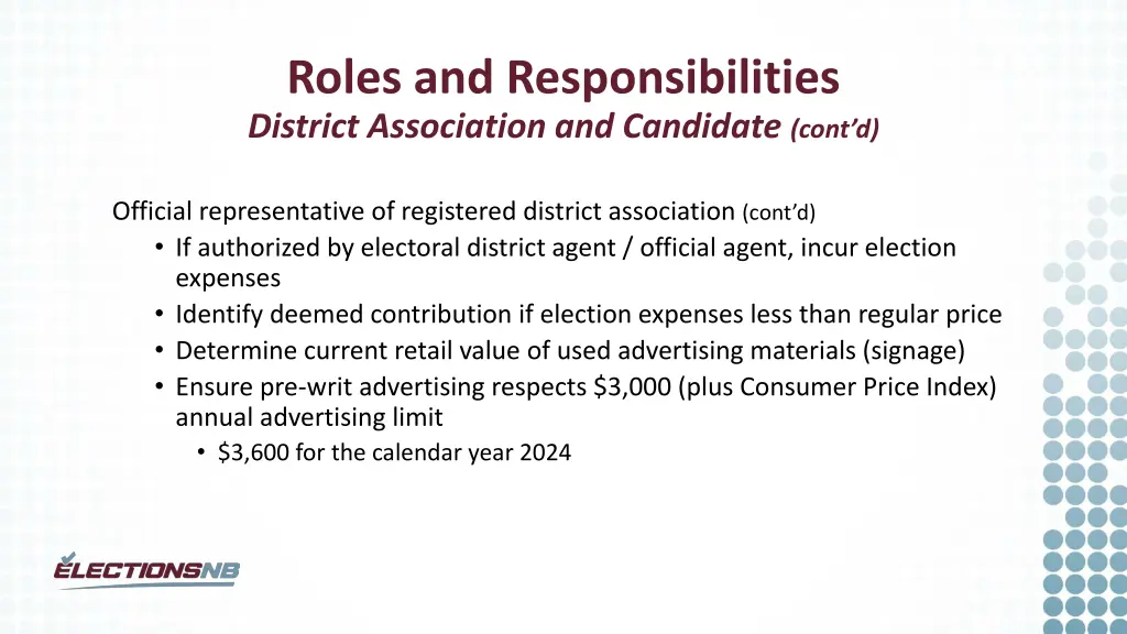 roles and responsibilities district association 1