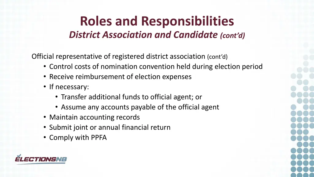 roles and responsibilities district association 2