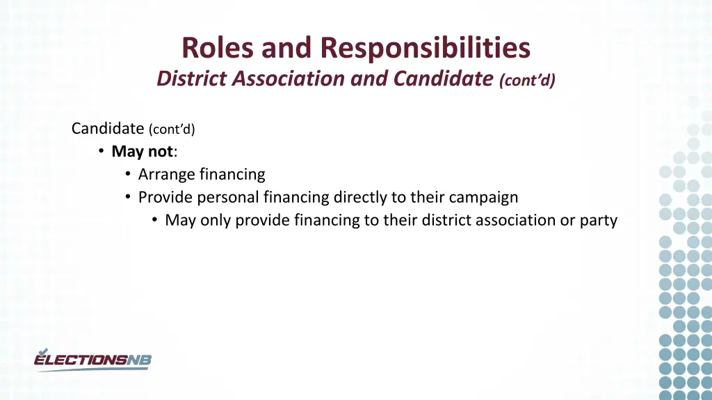 roles and responsibilities district association 8