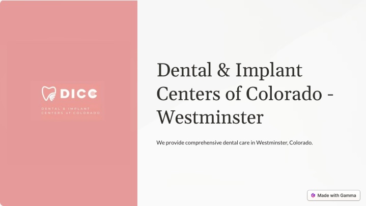 dental implant centers of colorado westminster