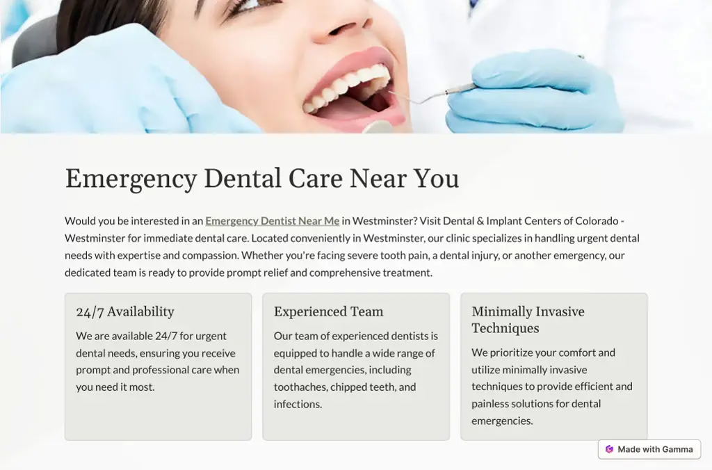 emergency dental care near you