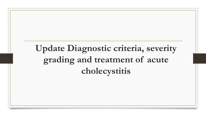 update diagnostic criteria severity grading