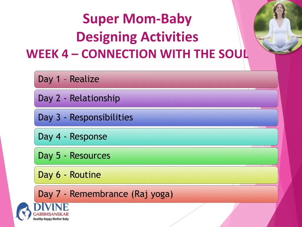 super mom baby designing activities week