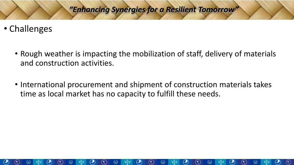 enhancing synergies for a resilient tomorrow 2