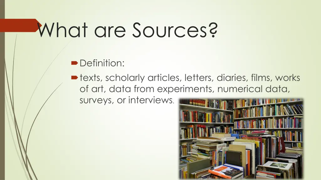 what are sources