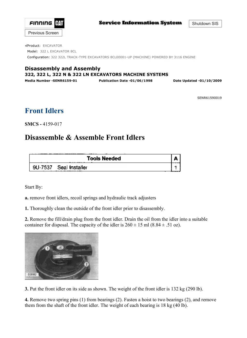 322 322l track type excavators 8cl00001 7