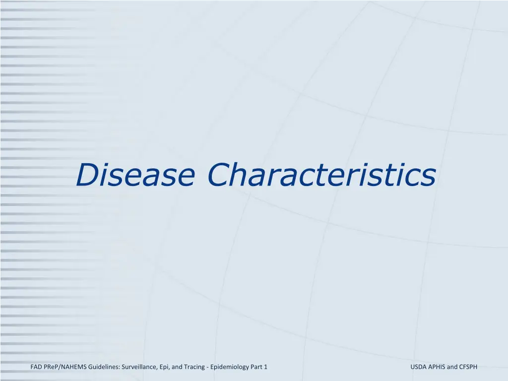 disease characteristics