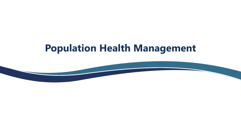 population health management